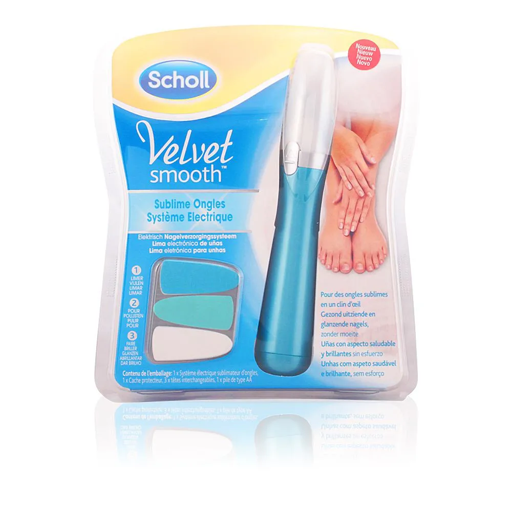 Scholl Velvet Smooth Elettronica Di Lima Rosa Con Testa Esfoliante Unisex