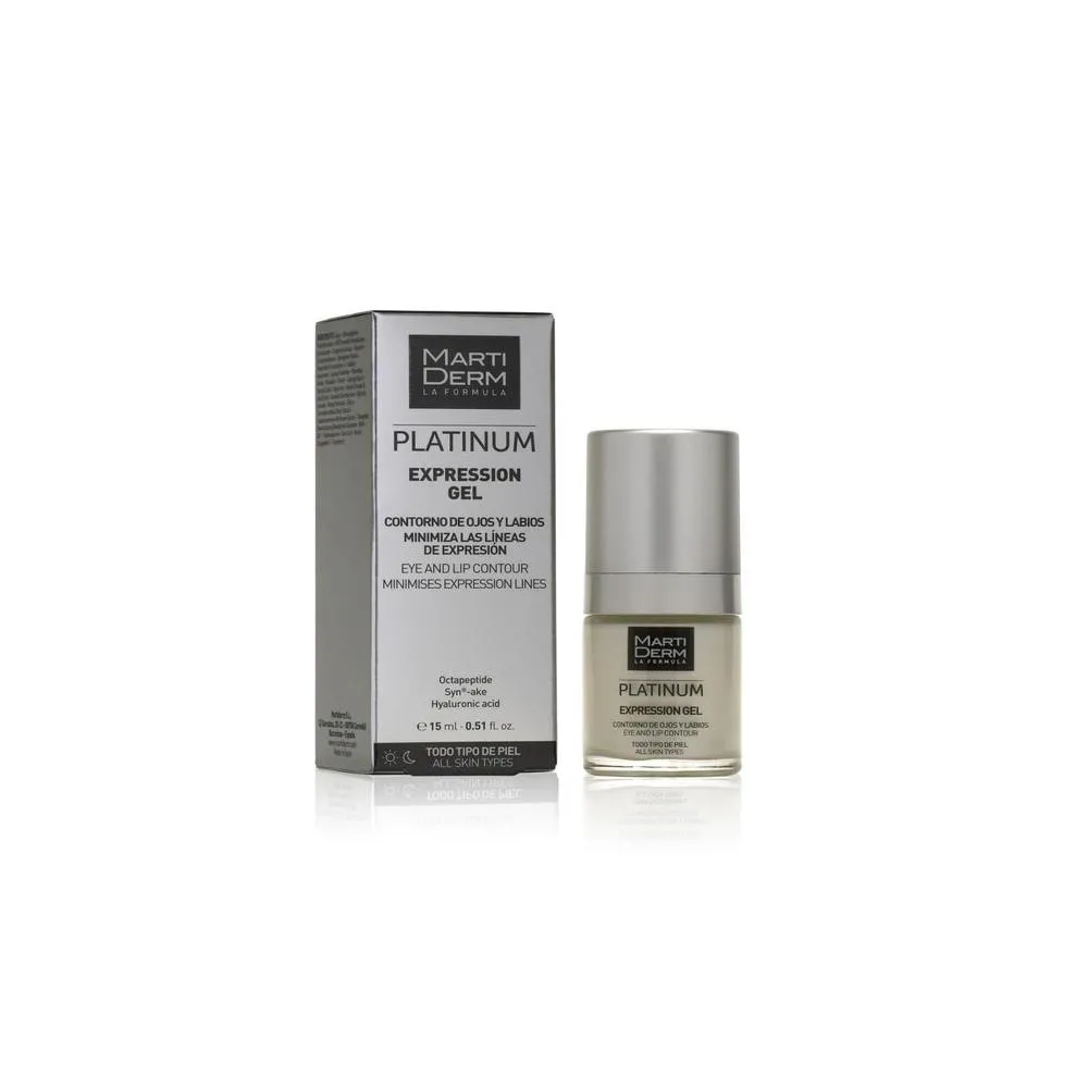 Martiderm PLATINUM EXPRESSION gel contorno occhi e labbra 15ml unisex