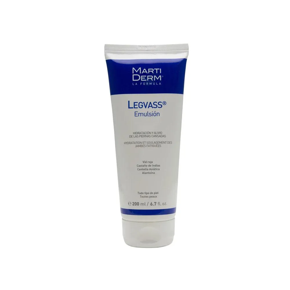 Martiderm LEGVASS emulsin hidratante piernas cansadas 200 ml Unisex