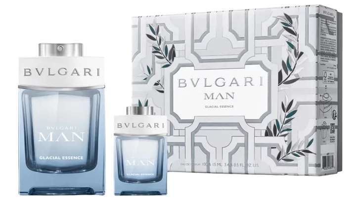 Bvlgari Man Glacial Essence Giftset 115ml eau de parfum Spray 100ml-eau de parfum Spray 15ml