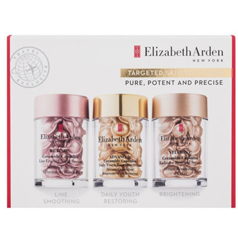 Set trio di capsule di ceramidi Elizabeth Arden - Set regalo per la cura del viso in capsule da donna