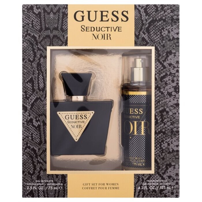 Cofanetto regalo Guess Seductive Noir, eau de toilette 75ml e spray corpo 125ml donna
