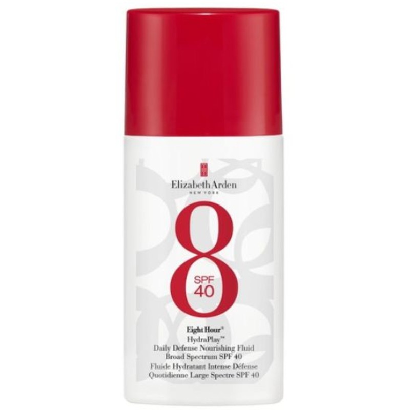 Elizabeth Arden Eight Hour HydraPlay Daily Defense Nourishing Fluid SPF 40 - Fluido viso con protezione solare 50ml donna