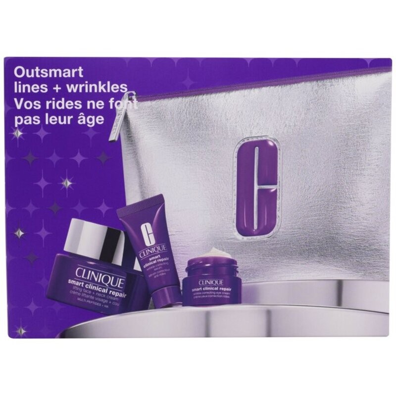Set di creme lifting viso e collo Clinique Smart Clinical Repair - Cofanetto regalo 50ml donna
