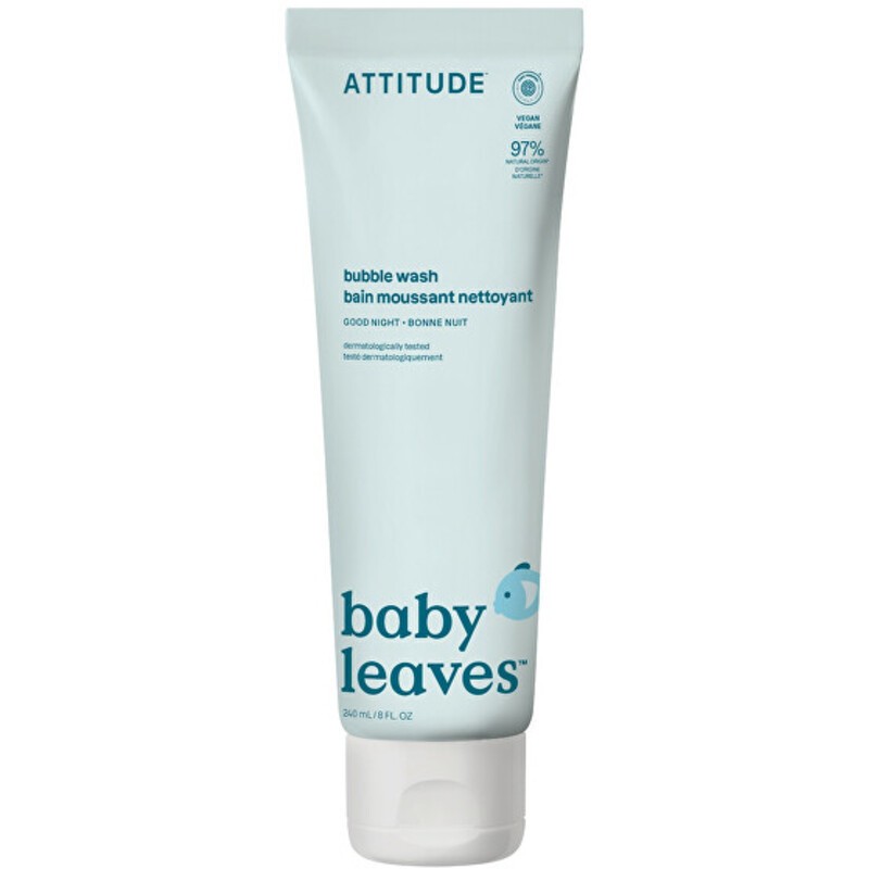 Attitude Good Night Bubble Wash - Schiuma da bagno per bambini 473ml donna