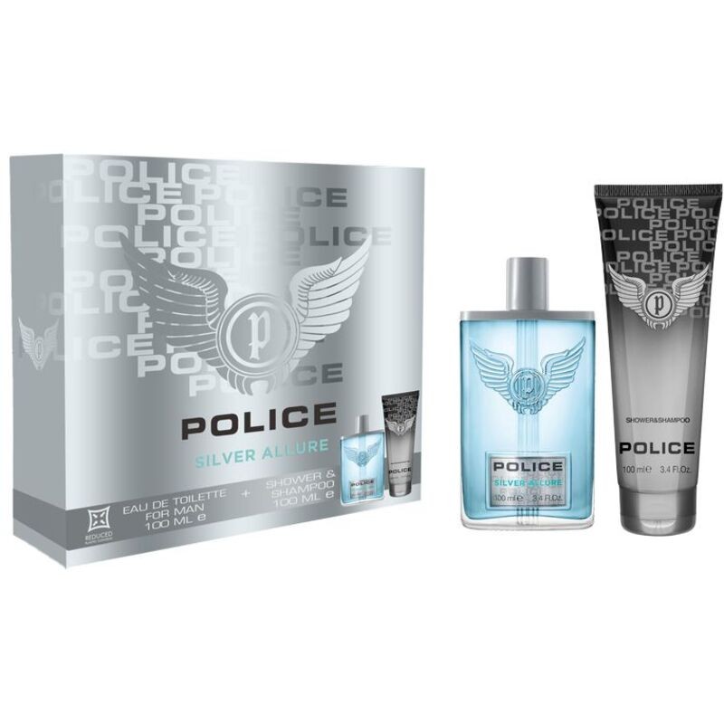Set regalo Shelf Silver Allure con eau de toilette 100ml e gel doccia 100ml uomo