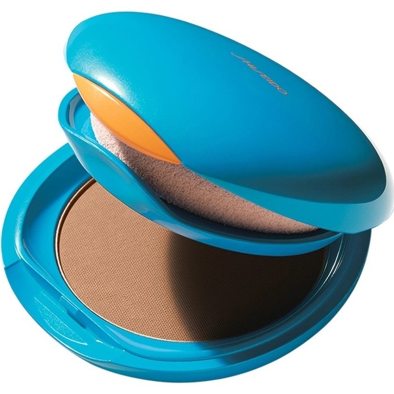 Fondotinta compatto protettivo UV Shiseido SPF30 - 12 g, cipria compatta waterproof Donna Dark Beige