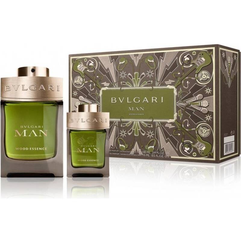 Bvlgari MAN Wood Essence SET eau de parfum 100ml + eau de parfum 15ml uomo