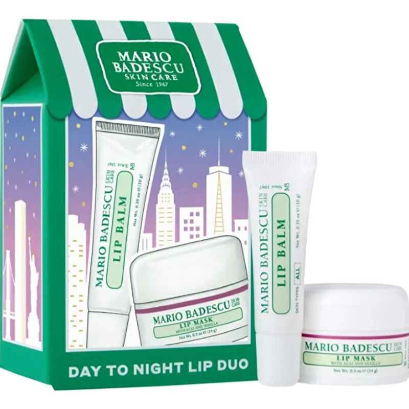 Mario Badescu Day To Night Lip Duo - Set regalo per la cura delle labbra Donna