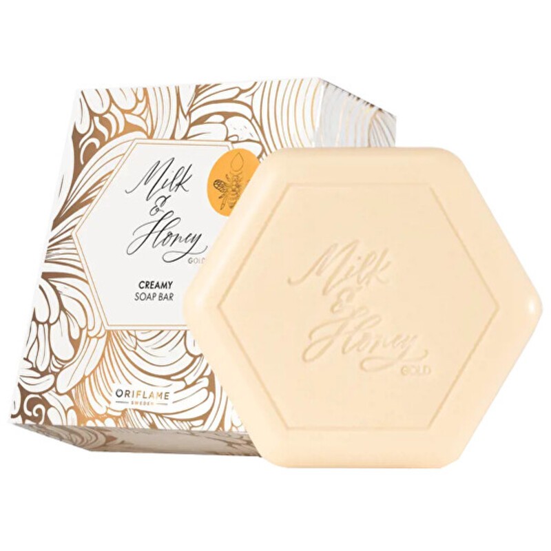 Saponetta cremosa Oriflame Milk & Honey Gold - Sapone cremoso 90.0g donna