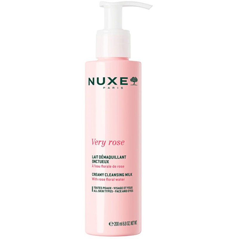 Nuxe Very Rose Creamy Cleansing Milk - latte detergente 200ml donna