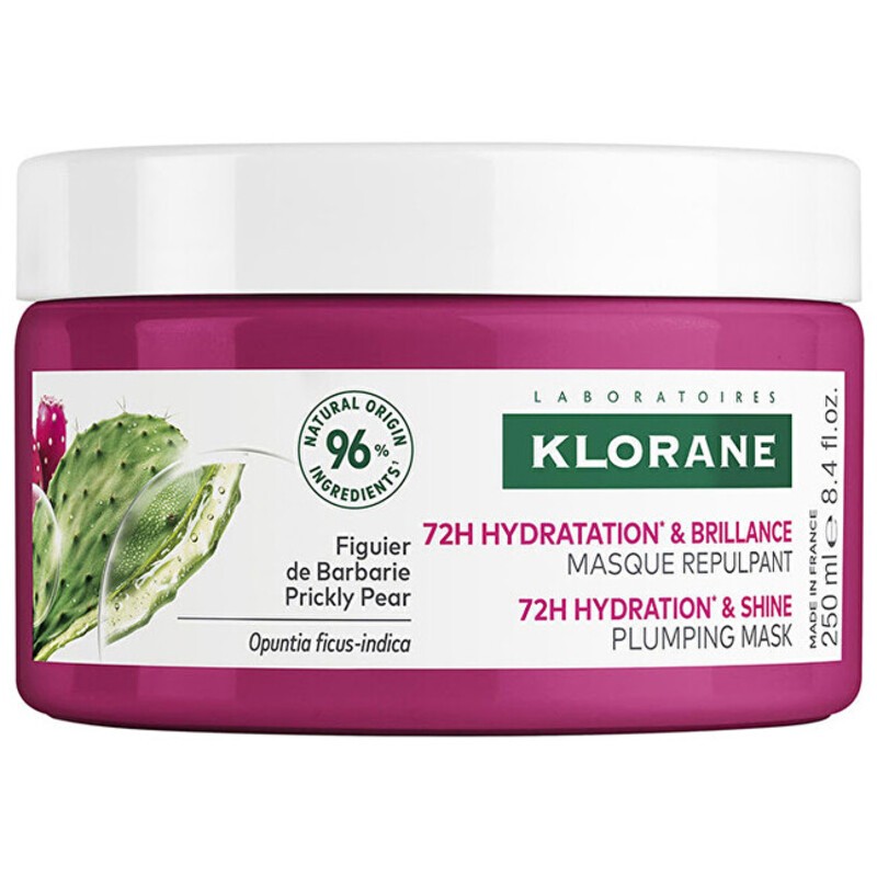 Maschera volumizzante idratante e lucidante Klorane 72H - Maschera per capelli 250ml donna
