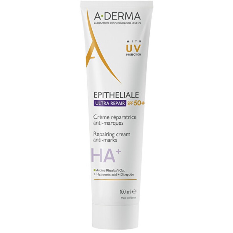 A-Derma Epitheliale Ultra Repair Crema Riparatrice Antimacchie SPF 50 - Crema Rigenerante 40ml donna