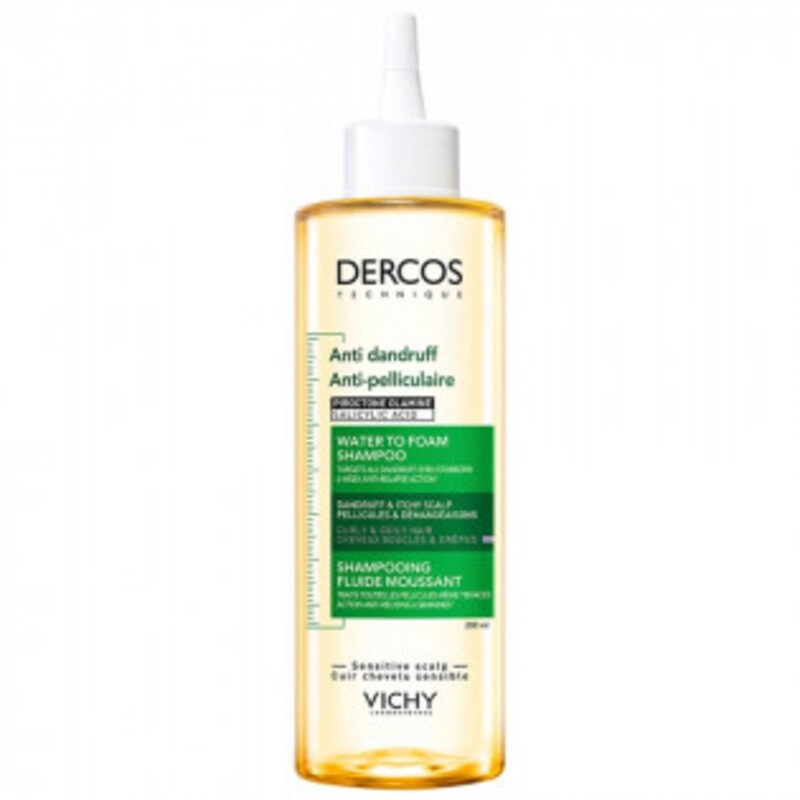 Vichy Dercos Shampoo Antiforfora Acqua-Schiuma - Shampoo rinforzante contro la forfora 200ml donna