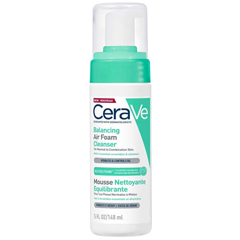 CeraVe Balancing Air Foam Cleanse - schiuma detergente 148ml donna
