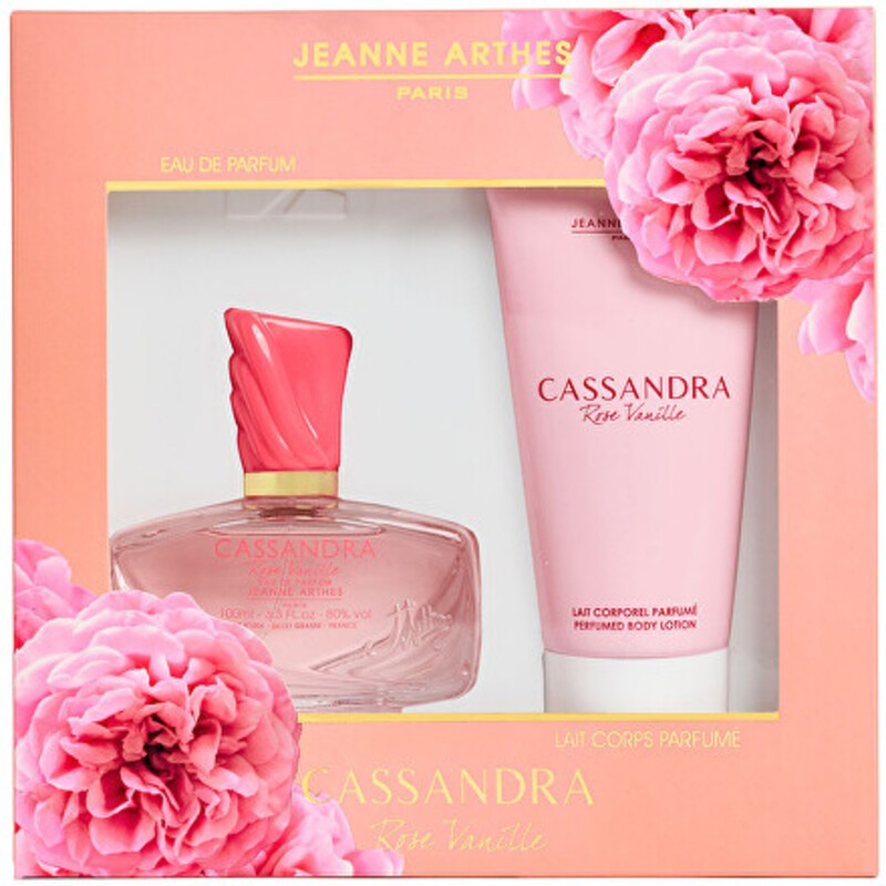 Jeanne Arthes Cassandra Rose Vanille Set regalo eau de parfum 100ml e latte corpo 150ml donna