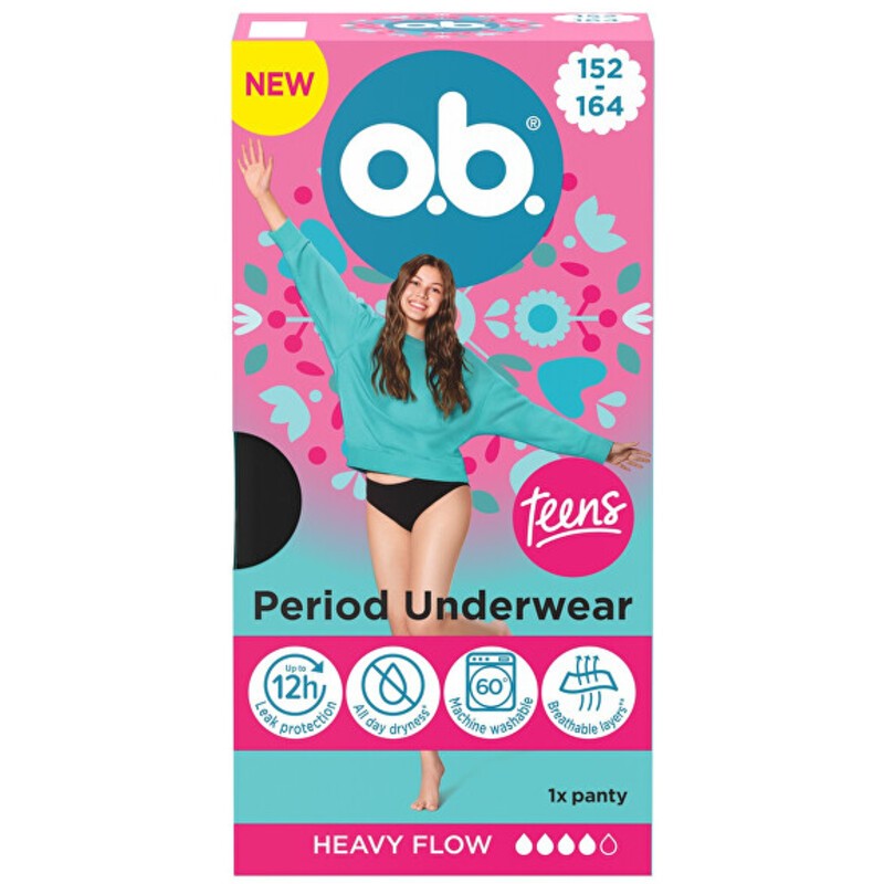 Ob Teens 152-164 - Mutandine mestruali donna