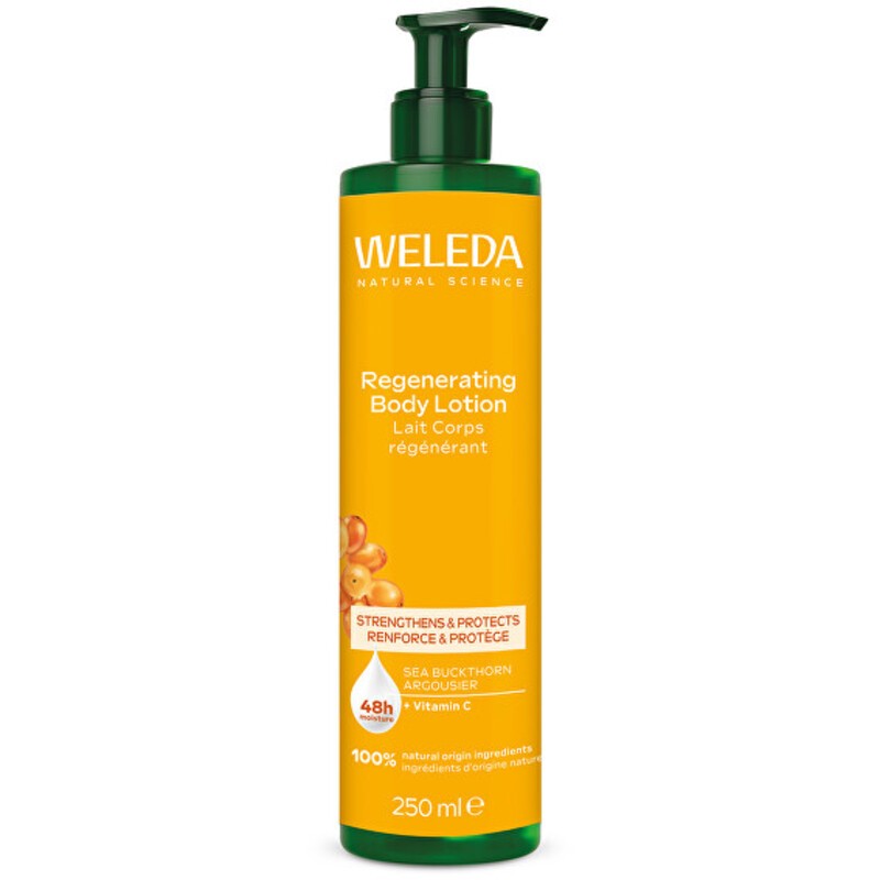 Lozione corpo rigenerante Weleda - Latte corpo rigenerante Rakytnkov 250ml donna