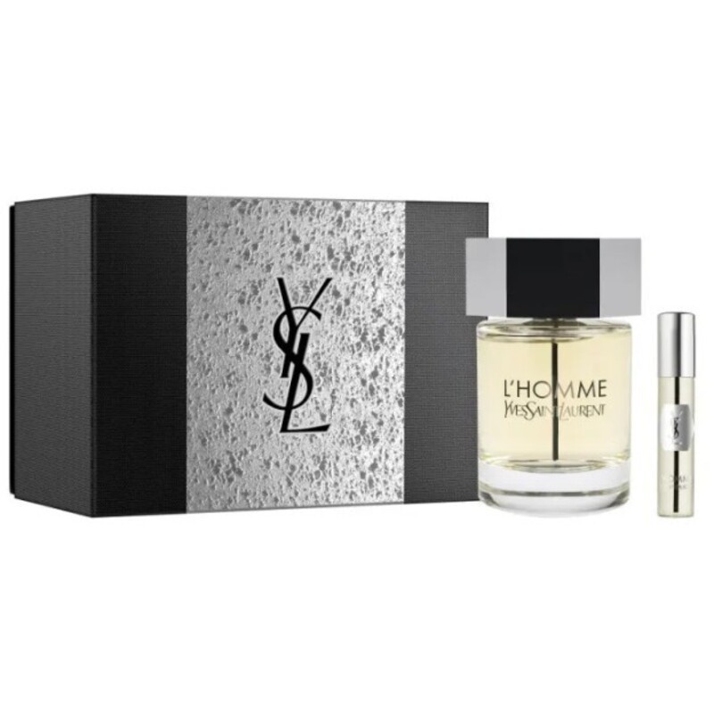 Yves Saint Laurent L'Homme Set regalo eau de toilette 100ml e miniatura eau de toilette 10ml uomo