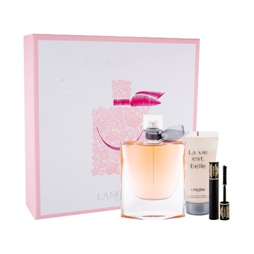 Lancome La Vie Est Belle SET eau de parfum 100ml + lozione corpo 50ml + mascara 2ml donna