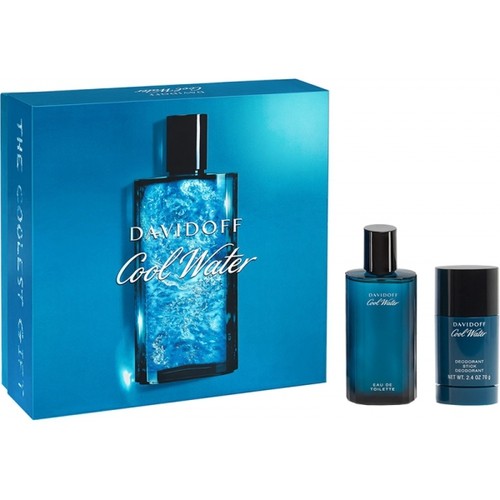 Davidoff Cool Water Man SET eau de toilette 75ml + Deostick 75ml uomo