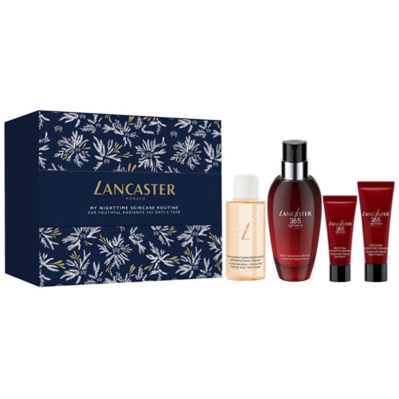Set per la routine di cura della pelle Lancaster My Nightime - Set regalo per la cura del viso da donna