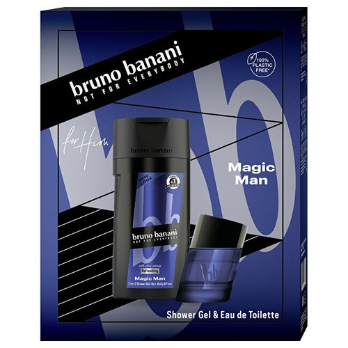 Bruno Banani Magic Man Gift set eau de toilette 30ml e gel doccia Magic Man 250ml uomo