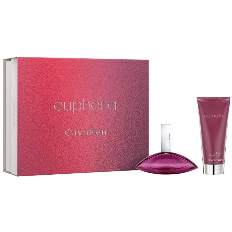 Set regalo Calvin Klein Euphoria: eau de parfum 50ml e lozione corpo 100ml Euphoria donna
