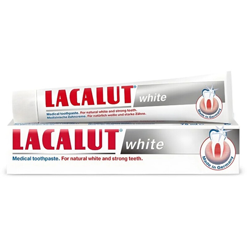 Lacalut Dentifricio Bianco - Dentifricio 75ml donna