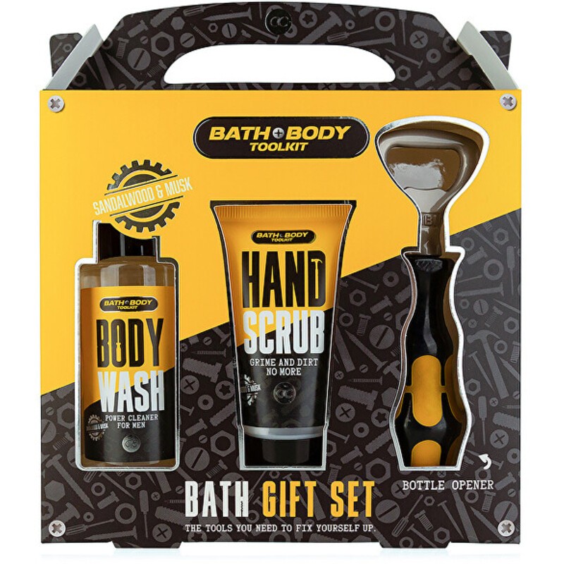 Set di accessori per il bagno e il corpo Accreta - Set regalo con apertura uomo