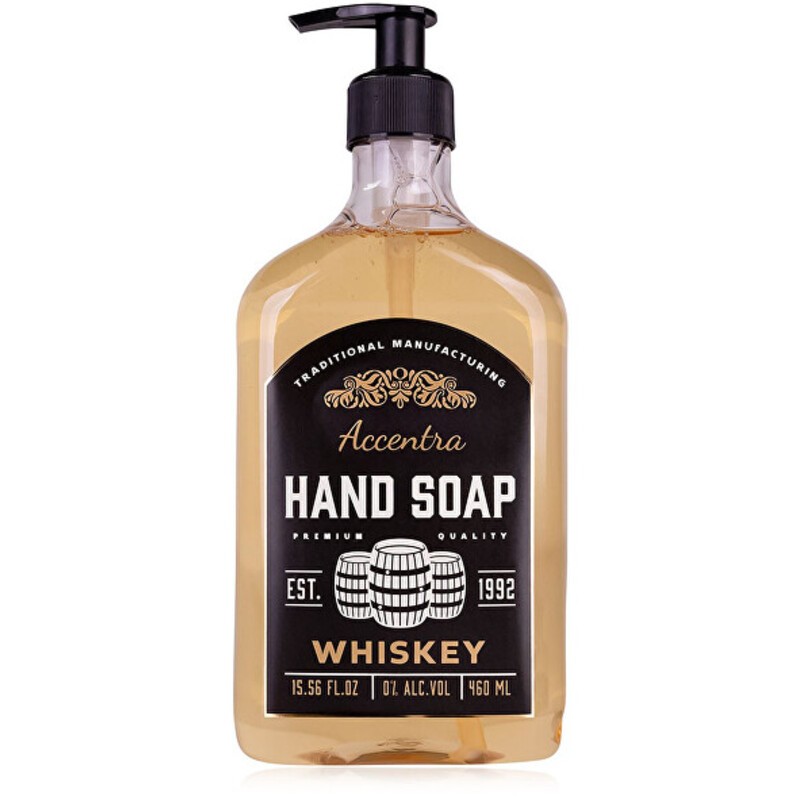 Accentra Whiskey Hand Soap - Sapone liquido per le mani 460ml uomo