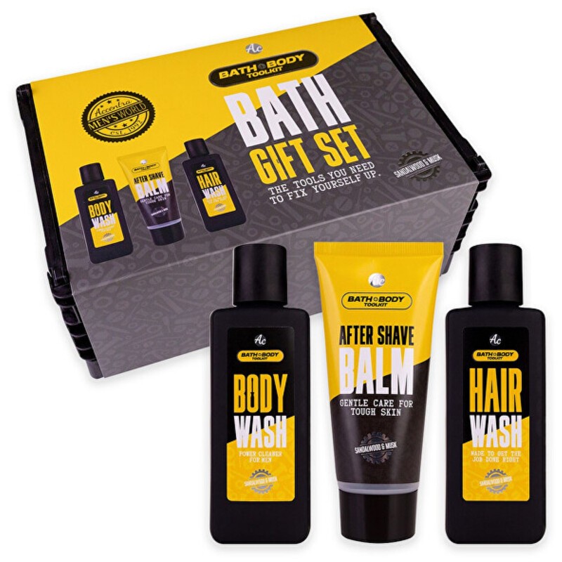 Accresta Bath + Body Toolkit - Set regalo per la cura del corpo uomo