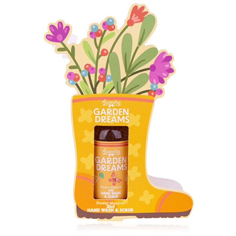 Accentra Garden Dreams Hand Wash & Scrub - Sapone e scrub mani 50ml donna