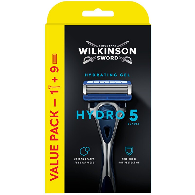 Wilkinson Sword Hydro 5 Set - Rasoio con una testina + testina di ricambio (8 pezzi) uomo