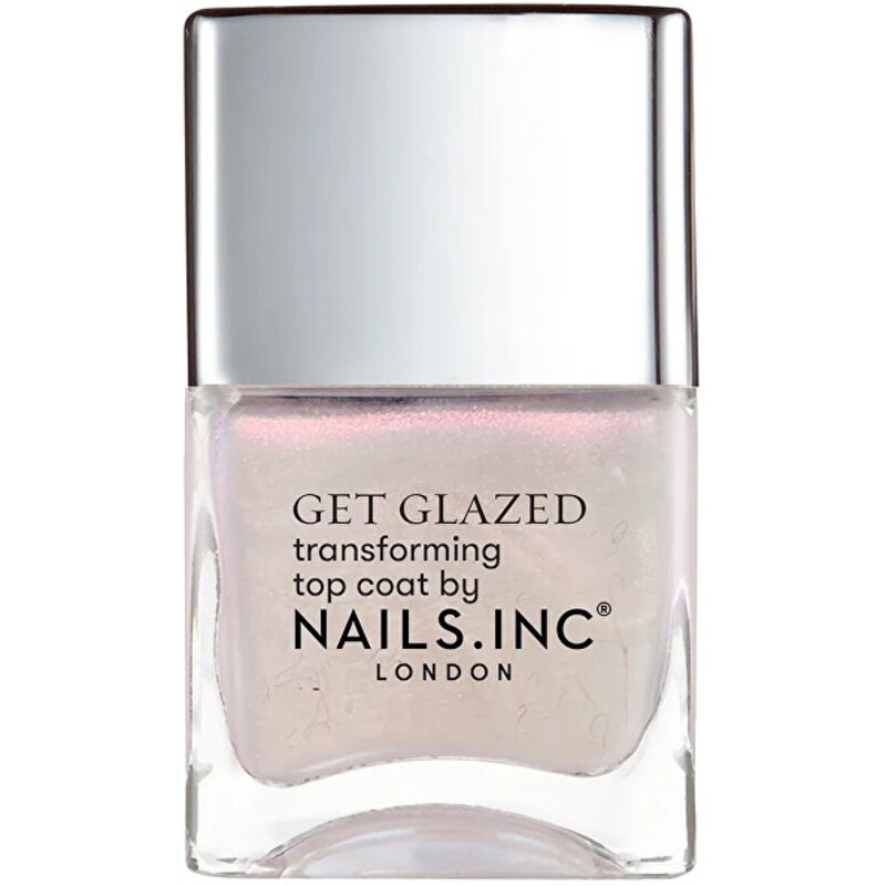Nails.Inc Better On Top Get Glazed Transforming Top Coat - Top coat ad asciugatura rapida per unghie 14ml donna