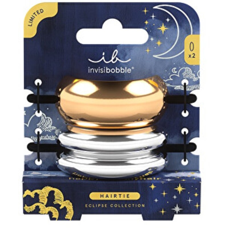Invisibobble Hairtie Aurora Radiance Eclipse - Elastico per capelli (2 pezzi) donna