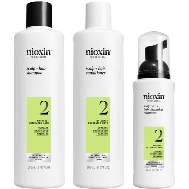 Nioxin System 2 Set - Un set per la cura delicata dei capelli naturali donna