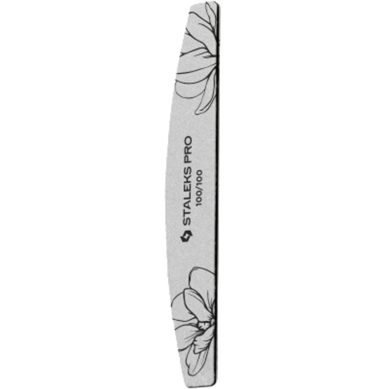 Staleks Expert 40 100/100 Lima per unghie minerale a mezzaluna - Lima per unghie minerale 25 pezzi donna