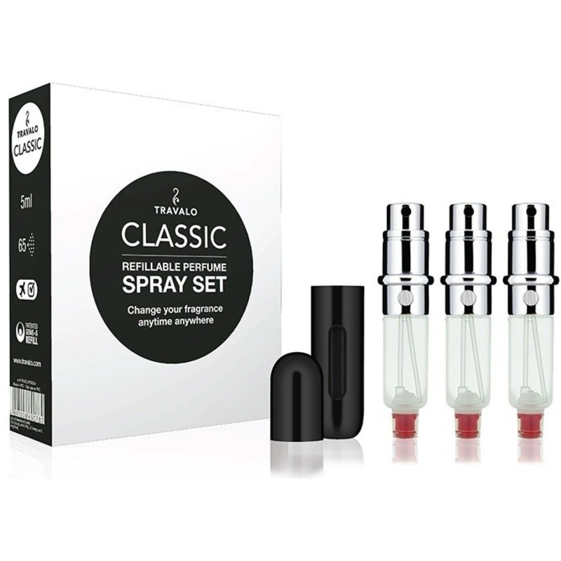 Set Travalo Classic HD Nero 5ml unisex