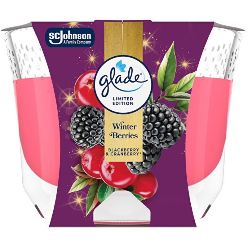 Candela profumata Glade Winter Berries - 204,0 g donna