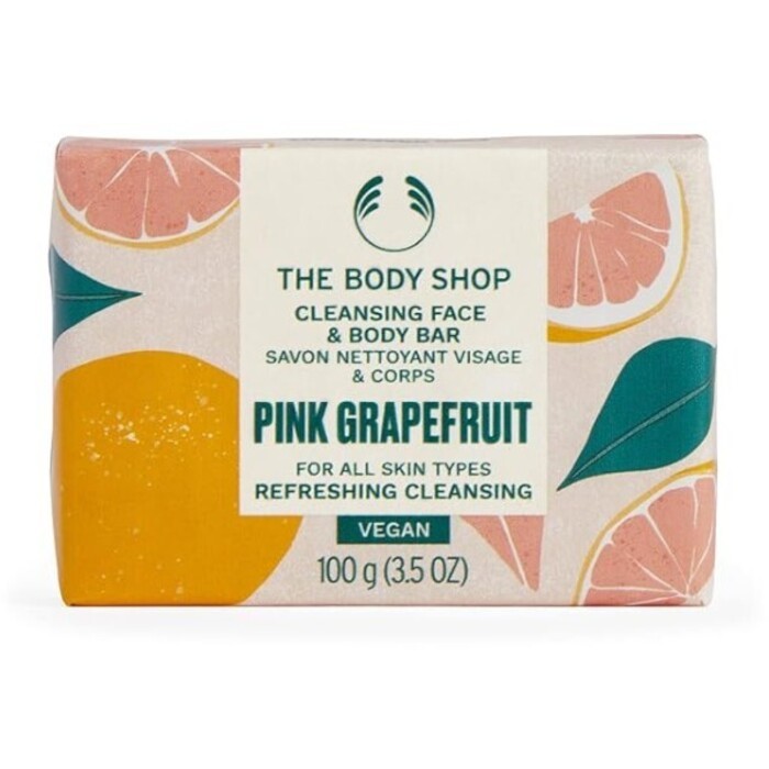 Saponetta detergente viso e corpo al pompelmo rosa di The Body Shop - Saponetta per viso e corpo 100.0g donna