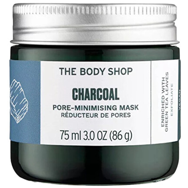 Maschera viso purificante al carbone attivo The Body Shop - maschera detergente viso con carbone attivo 75ml donna