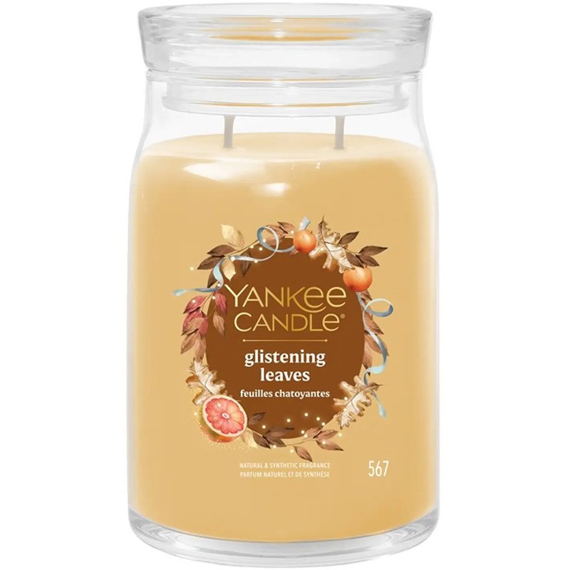 Candela profumata Yankee Candle Glistening Leaves Signature - 567,0 g unisex