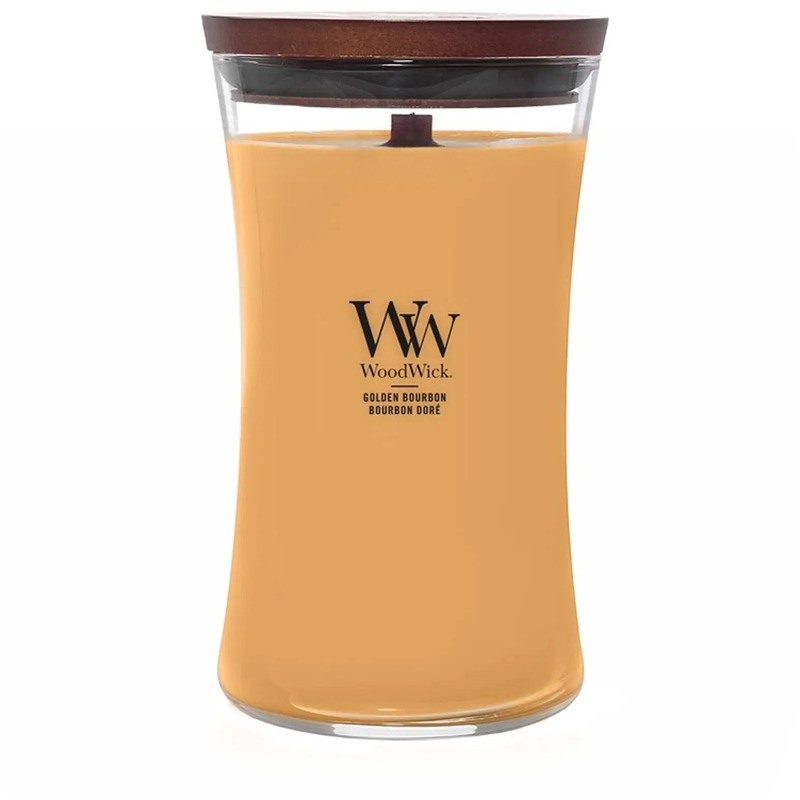 WoodWick Golden Bourbon Vza - Candela profumata 275,0 g unisex