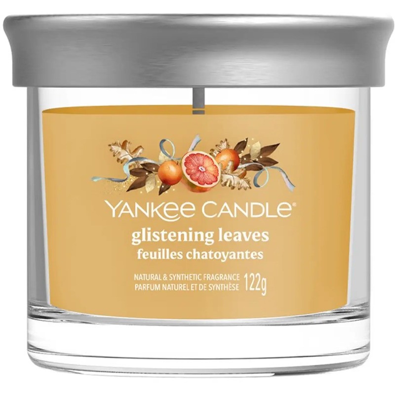 Candela profumata Yankee Candle Golden Pumpkin Signature Tumbler (fondo dorato?) - 122,0 g unisex