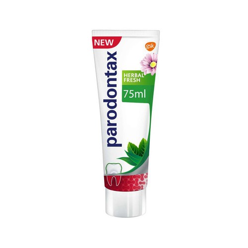 Parodontax Herbal Fresh - Dentifricio contro sanguinamento gengivale e parodontite 75ml unisex