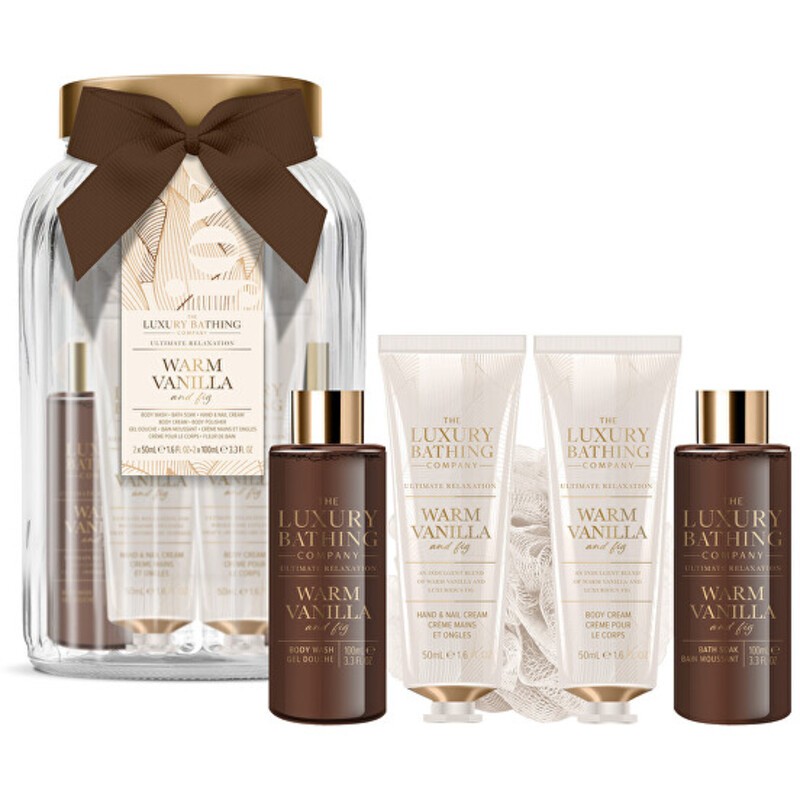 Cofanetto regalo Luxury Bathing Company in bottiglia di vetro (Vaniglia) donna