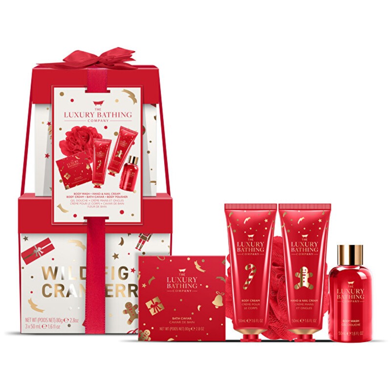 Set da bagno Drkov di Luxury Bathing Company (Fk e Cranberry) donna