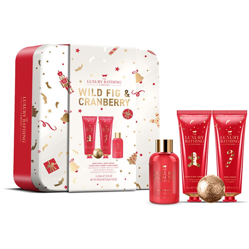 Set regalo per il bagno The Luxury Bathing Company (Fk e Cranberry) donna