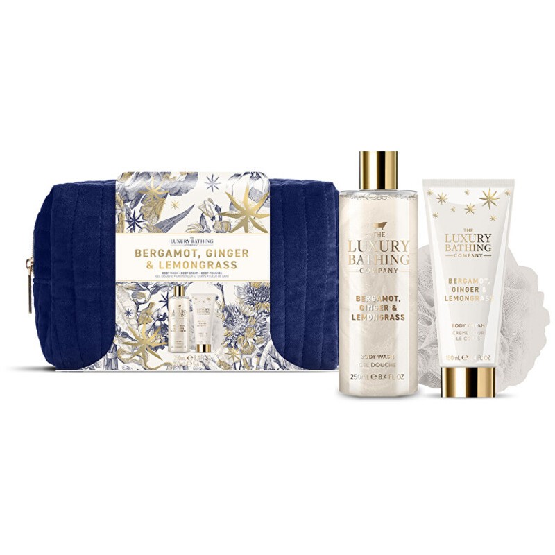 Set regalo Luxury Bathing Company per la cura del corpo in vassoio cometick (Bergamotto, Zzvor e Citronella) donna